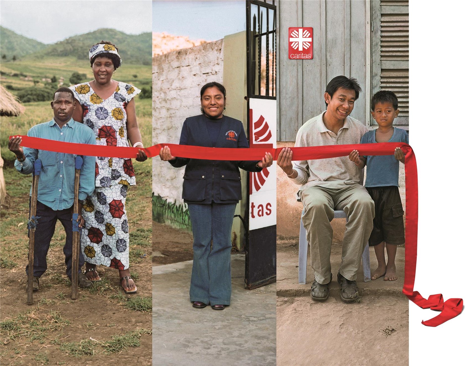 Caritas für Caritas Rotes Band verschiedene Motive