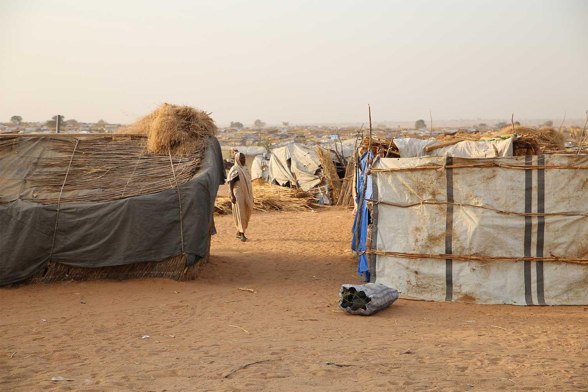 Hilfe für geflüchte Menschen aus Dafur im Sudan