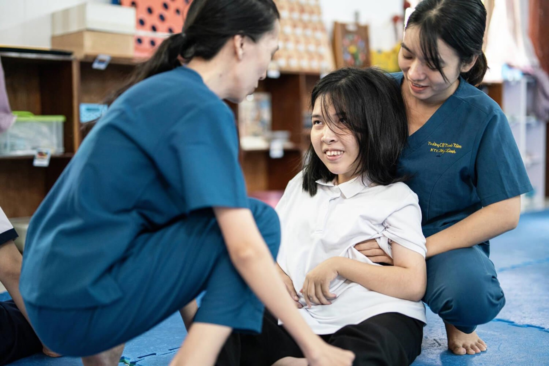 Therapiestunde mit Patentin im Than Tam Center 