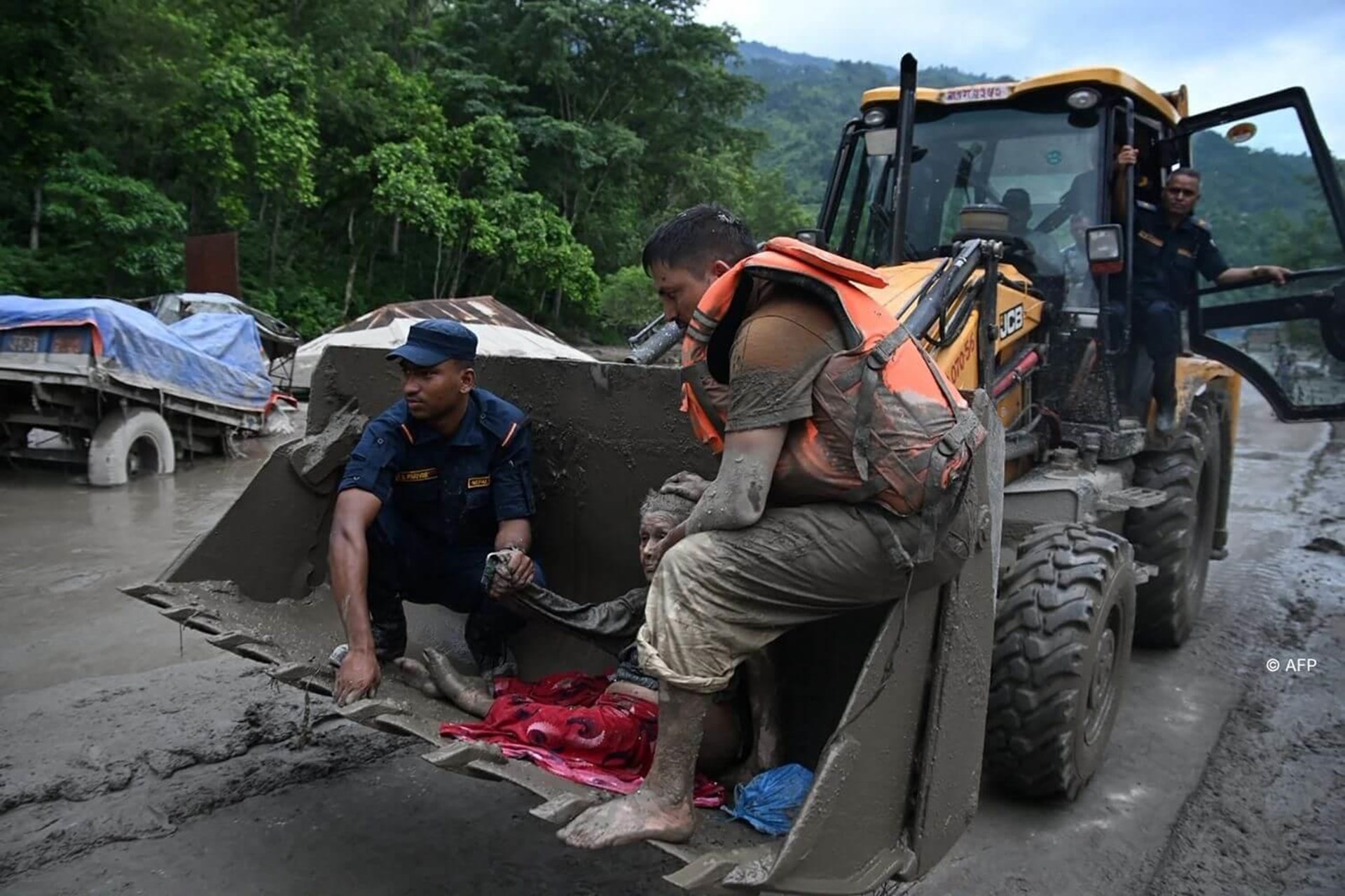 Sturzflut in Nepal