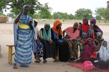 Die Caritas Goré unterstützt den Dialogprozess Geflüchteten aus der Krisenregion des Nachbarlandes Zentralafrikanische Republik - Frauen sind wichtige Akteure.