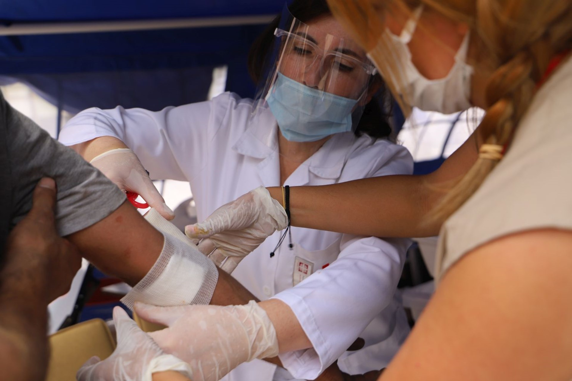 Ärzte Team der Caritas Libanon im Einsatz